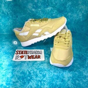 Reebok Classic Nylon ‘Weathered Yellow’ Athletic Shoes